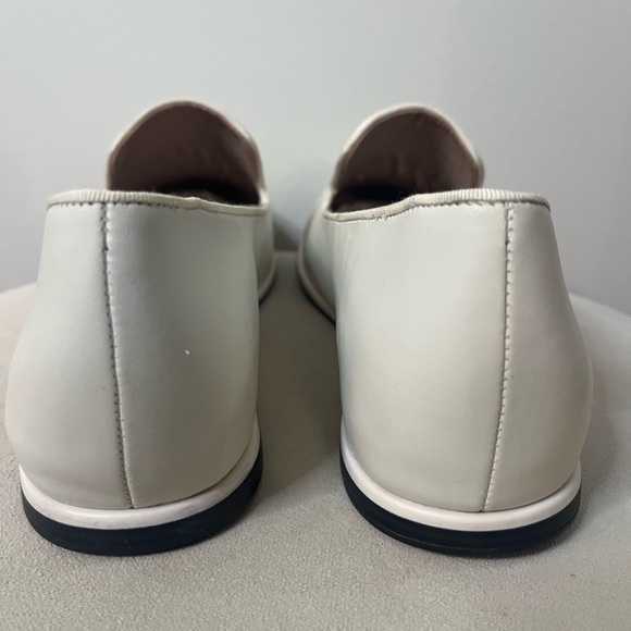 Naturalizer Effortless Satin Pearl Cream Leather Women's Loafers Comfort 12 WIDE - Picture 8 of 16